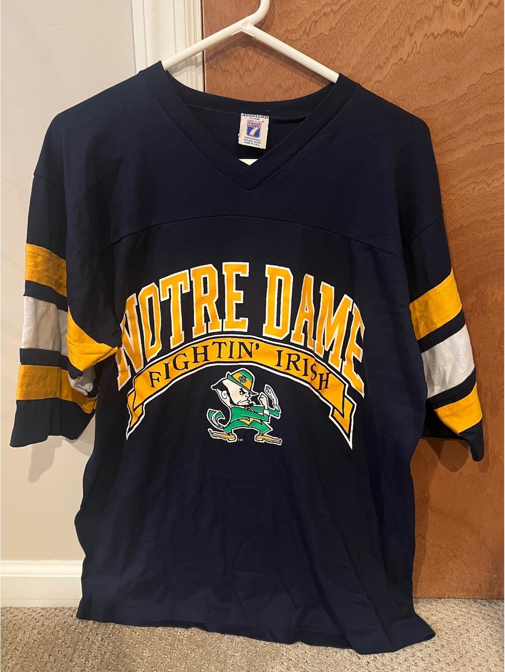 Vintage Logo 7 Notre Dame Fighting Irish T-Shirt